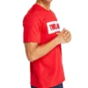 Timberland Logo-Print Casual Kurzarm Rot