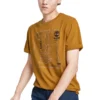 Timberland Map Pattern Printing Kurzarm Small