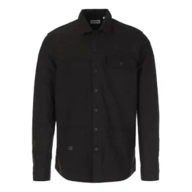 Timberland Mehrfach-Taschengeldbörsen-Gabelkragen-Hemdjacke Schwarz