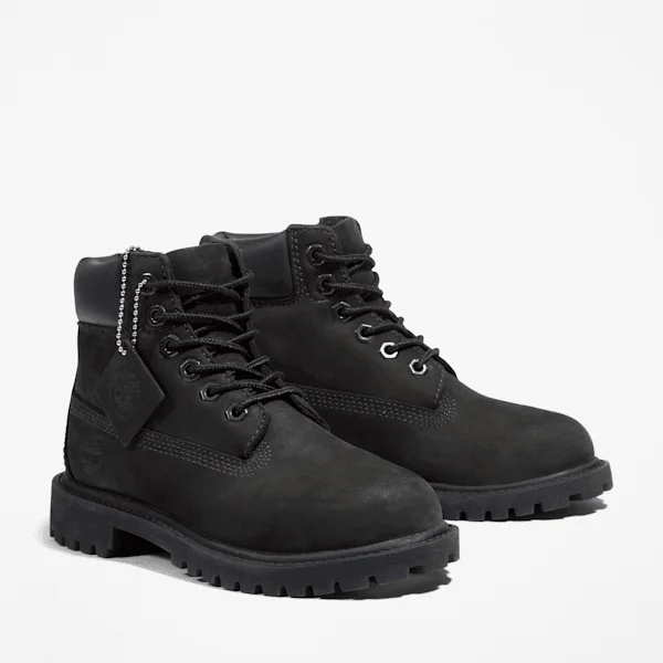 Premium Waterproof 6-Inch Stiefel für Jugendliche – Schwarz Premium Waterproof 6-Inch Stiefel für Jugendliche – Schwarz