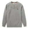 Timberland Pullover mit Rundhalsausschnitt und gesticktem Logo, grau