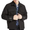 Timberland Reflective Cargo Jacke mit mehreren Taschen Schwarz