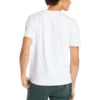 Timberland Rundhals-T-Shirt mit Aufdruck, kurzärmelig, weiß