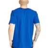 Timberland Rundhalsausschnitt mit Aufdruck, kurzärmelig, blau
