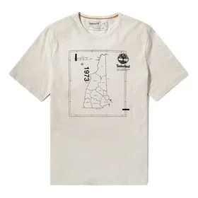 Timberland Short Sleeve mit Muster, weiß