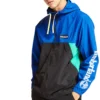 Timberland Splicing Kapuzenjacke mit Reißverschluss Blau