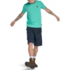 Timberland SS20 CoolMax Logo Shorts mit Kurzarm und Rundhalsausschnitt Grün