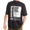 Timberland SS20 Earth Series Printing Shorts mit Kurzarm Schwarz
