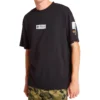 Timberland SS20 Earth Series Printing Shorts mit Kurzarm Schwarz