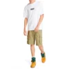Timberland SS20 Earth Series Printing Shorts-Shirt Weiß