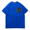 Timberland SS20 Hollow Out Zipper Pocket Printing Kurzarm-Shirt Blau