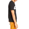 Timberland SS20 Kontrastfarben Logo-Aufdruck Kurzarm Schwarz