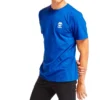 Timberland SS20 Logo-Print Kurzarm-Shirt Blau