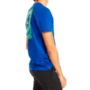 Timberland SS20 Logo-Print Kurzarm-Shirt Blau