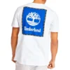Timberland SS20 Logo-Print Kurzarm Weiß