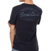Timberland SS20 Rundhals-T-Shirt mit Aufdruck, kurzärmelig, blau