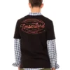 Timberland SS20 Rundhals-T-Shirt mit Aufdruck, kurzärmelig, Schwarz
