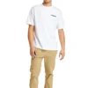 Timberland SS20 Rundhalsausschnitt mit Aufdruck, kurzärmelig, weiß