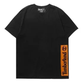Timberland SS20 Short Sleeve mit Aufdruck, Schwarz