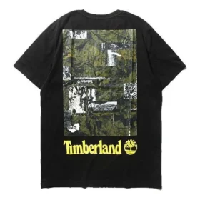 Timberland SS20 Short Sleeve mit Aufdruck, Schwarz