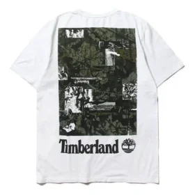 Timberland SS20 Shorts mit Aufdruck, Weiß