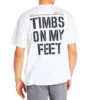 Timberland SS20 Slogan-Print Kurzarm-Shirt Weiß
