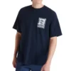Timberland T-Shirt mit Aufdruck und Rundhalsausschnitt Blau