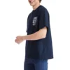 Timberland T-Shirt mit Aufdruck und Rundhalsausschnitt Blau