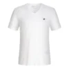 Timberland T-Shirt mit gesticktem Logo, V-Ausschnitt, Shorts, Weiß