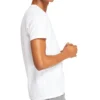 Timberland T-Shirt mit gesticktem Logo, V-Ausschnitt, Shorts, Weiß