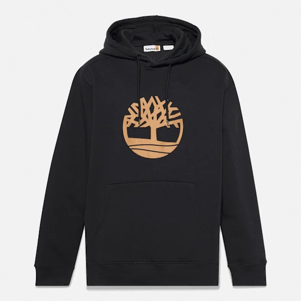 Timberland Tree Logo Hoodie – Schwarz/Weizen Timberland Tree Logo Hoodie – Schwarz/Weizen