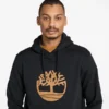 Timberland Tree Logo Hoodie – Schwarz/Weizen Timberland Tree Logo Hoodie – Schwarz/Weizen