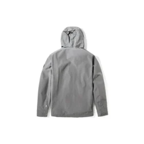 Timberland wasserdichte Kapuzenjacke mit Reißverschluss, grau
