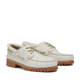 Timberland x Aim Leon Dore Three Eye Lug Handgenähte Schuhe „Off White“