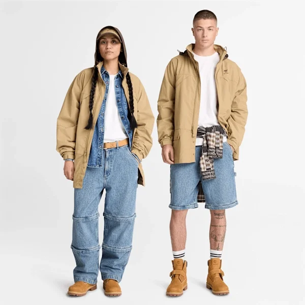 Timberland® X Beams Baumwoll-T-Shirt mit Aufdruck Timberland® X Beams Baumwoll-T-Shirt mit Aufdruck