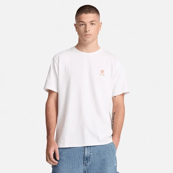 Timberland® X Beams Baumwoll-T-Shirt mit Aufdruck Timberland® X Beams Baumwoll-T-Shirt mit Aufdruck
