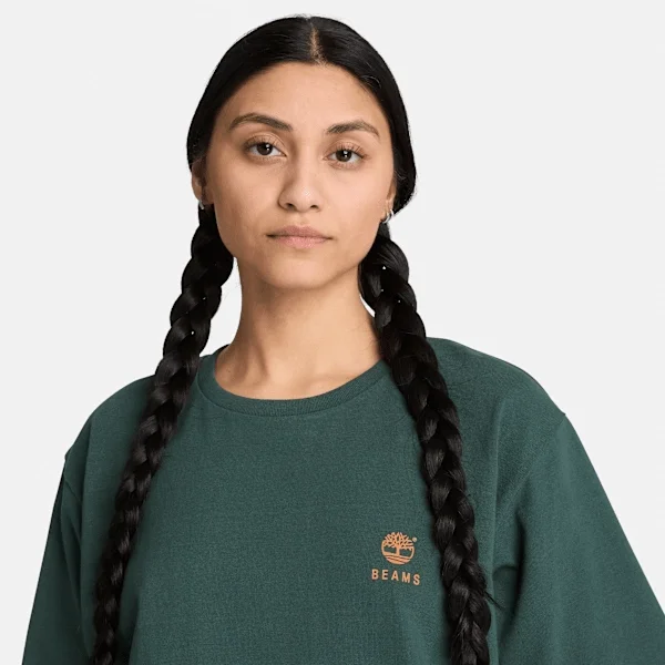 Timberland® X Beams Baumwoll-T-Shirt mit Aufdruck Timberland® X Beams Baumwoll-T-Shirt mit Aufdruck