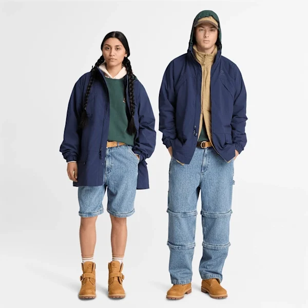 Timberland® X Beams Nylon-Wendejacke mit Reißverschluss Timberland® X Beams Nylon-Wendejacke mit Reißverschluss