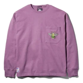 Timberland x Billionaire Boys Club Bee Line Pocket Langarm-T-Shirt „Purple“