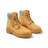 Timberland x Jimmy Choo 6-Inch Crystal Stiefel „Weizen Nubuck with Crystals“