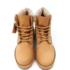 Timberland x Jimmy Choo 6-Inch Crystal Stiefel „Weizen Nubuck with Crystals“
