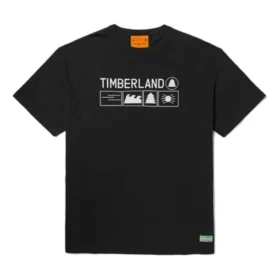 Timberland x Nina Chanel Abney T-Shirt „Schwarz-Weiß“