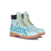 Timberland x Supreme 6-Inch-Wasserdichte Stiefel „Blau mit Logo“