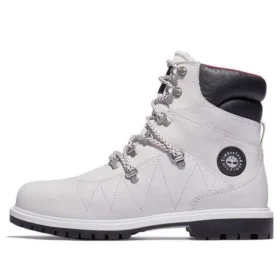Timberland x Timmy Hilfiger Heritage wasserdichte Stiefel „White Nubuck“
