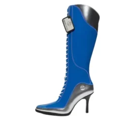 Timberland x Veneda Carter 14-Zoll-Schnürstiefel mit Reißverschluss „Bright Blue“