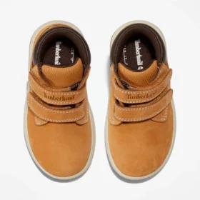 Toddler Toddle Tracks Stiefel aus weizenfarbenem Nubukleder