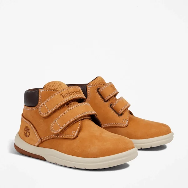 Toddler Toddle Tracks Stiefel aus weizenfarbenem Nubukleder Toddler Toddle Tracks Stiefel aus weizenfarbenem Nubukleder