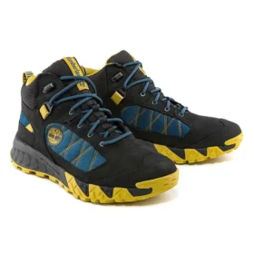 TrailQuest Wasserdichte Wanderstiefel „Schwarz und Gelb“