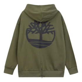 Tree Logo Hoodie „Olive Green“