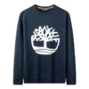Tree Logo Langarm-T-Shirt „Navy“
